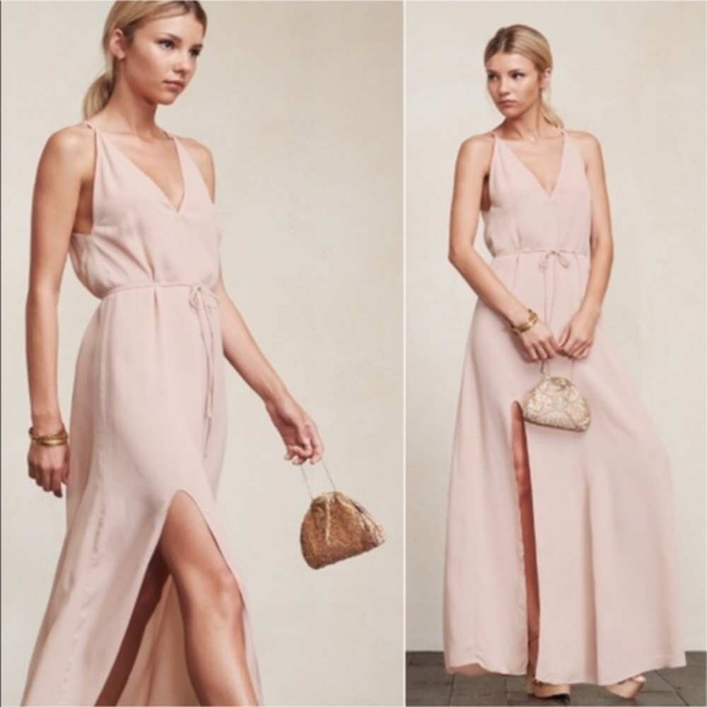 Reformation Petites Grapefruit Dress - Picture 2 of 5